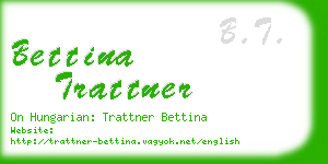 bettina trattner business card